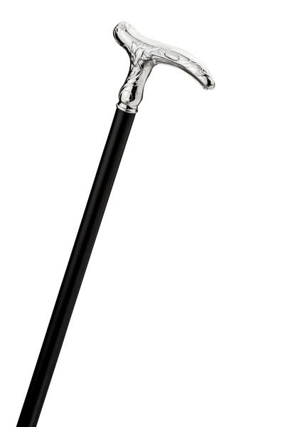 925 Silver plated Wolf - Walking stick – ilMarchesato - Luxury Umbrellas,  Canes and Shoehorns