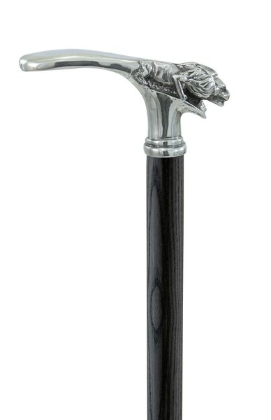 Premium Alpaca German Silver With Carved Fritz Handle 37 – The Walking  Stick Company